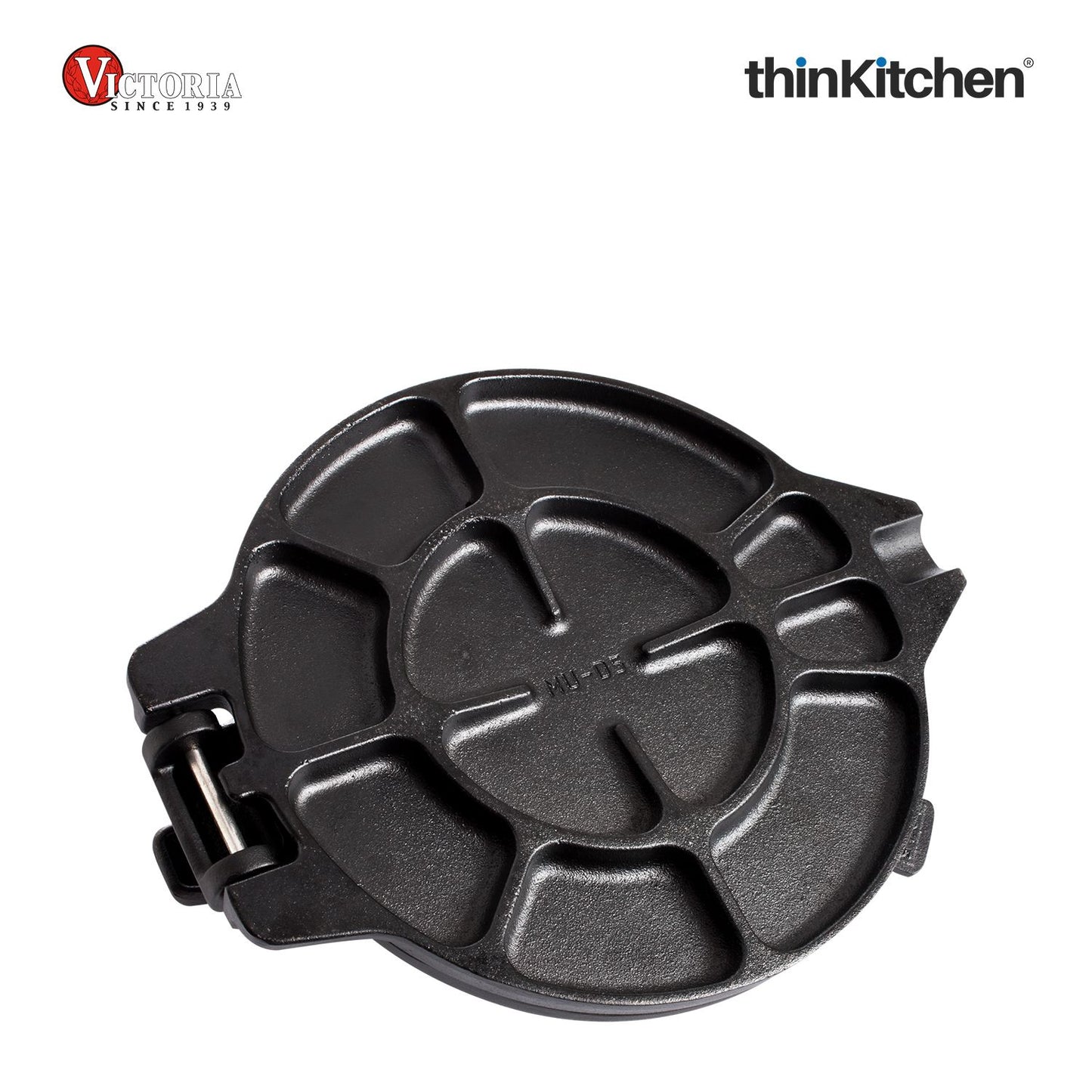 Victoria 8-Inch Commercial-Grade Cast-Iron Tortilla Press, Made from Super-Durable HD Iron, Made in Colombia