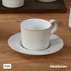 Denby Natural Canvas Textured Espresso Cup