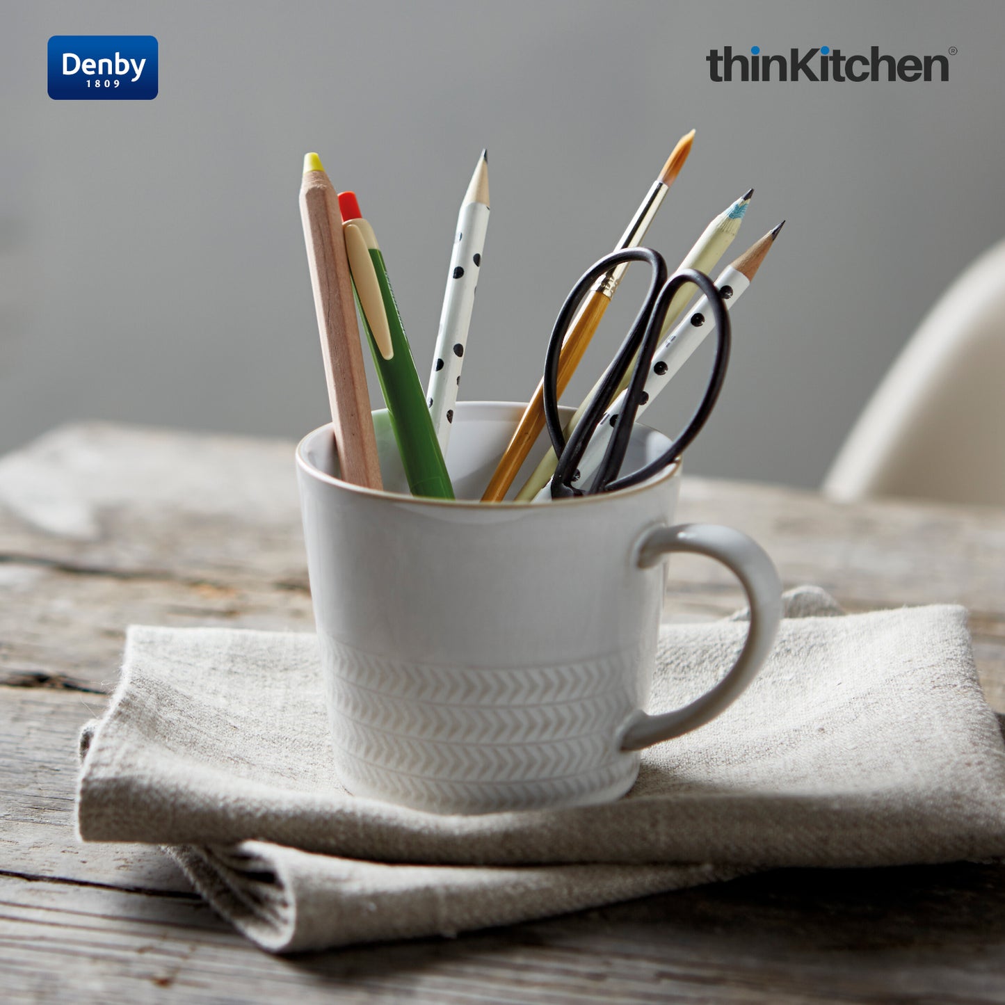 Denby Natural Canvas Textured Large Mug