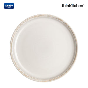 Denby Natural Canvas Textured Coupe Dinner Plate