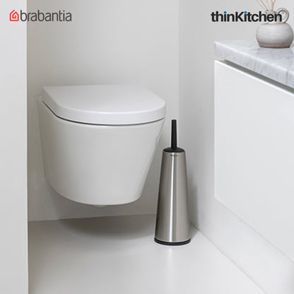Brabantia Renew Toilet Brush And Holder - Matt Steel