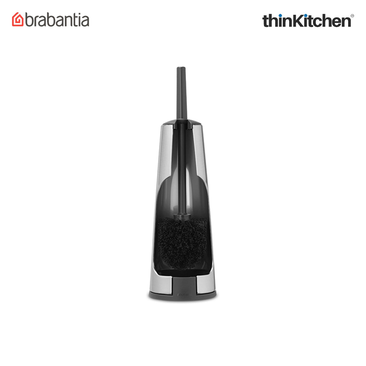 Brabantia Renew Toilet Brush And Holder - Matt Steel - 4