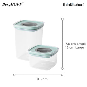 BergHOFF Leo 2-Pc Smart Seal Food Containers
