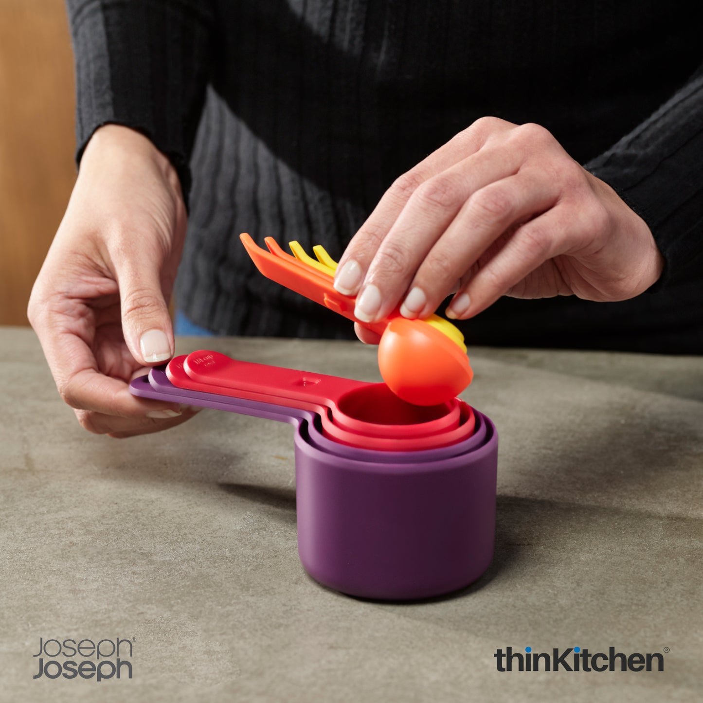 Joseph Joseph Nest Measures Measuring Cups Multicolour