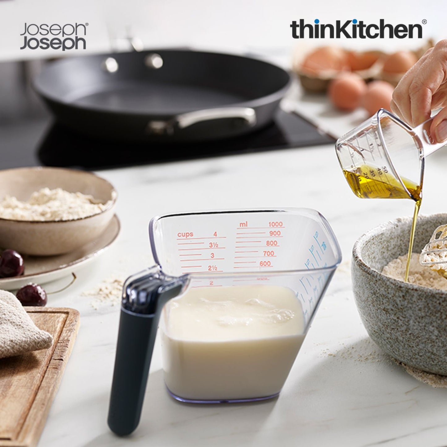 Joseph joseph Align™ 2-piece easy-read measuring jug set