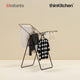 Brabantia Hangon Drying Rack, 15 meters, Matt Black