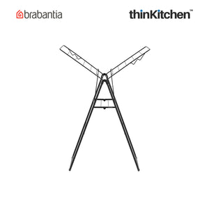 Brabantia Hangon Drying Rack, 15 meters, Matt Black