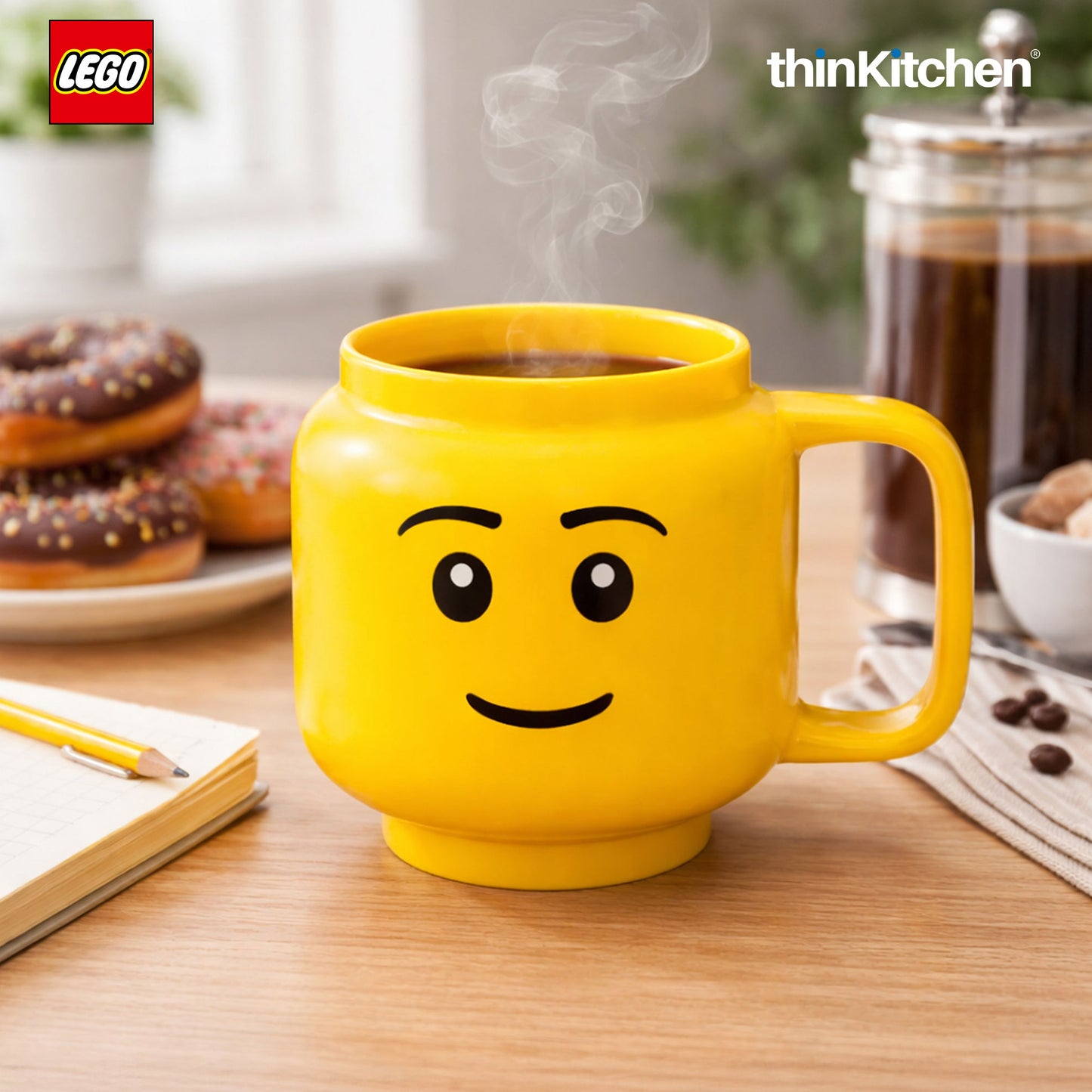 Lego Iconic Ceramic Mug for Tea, Coffee, 255ml  for Kids & Adults | Gift Mug for Office & Home Use