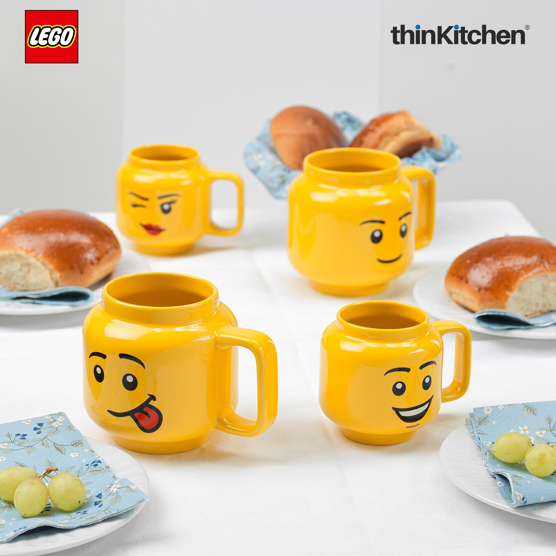 Lego Iconic Winking Ceramic Mug for Tea, Coffee, 255ml  for Kids & Adults | Gift Mug for Office & Home Use - 3