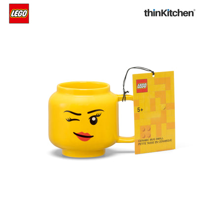 Lego Iconic Winking Ceramic Mug for Tea, Coffee, 255ml  for Kids & Adults | Gift Mug for Office & Home Use