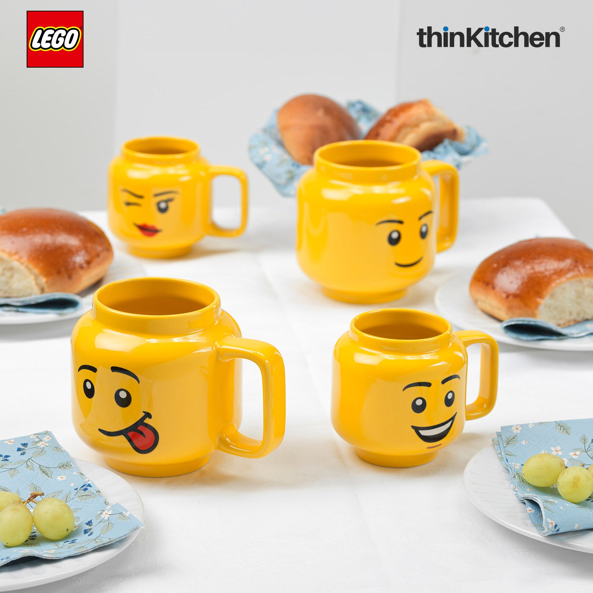 Lego Iconic Happy Boy Ceramic Mug for Tea, Coffee, 255ml  for Kids & Adults | Gift Mug for Office & Home Use - 4
