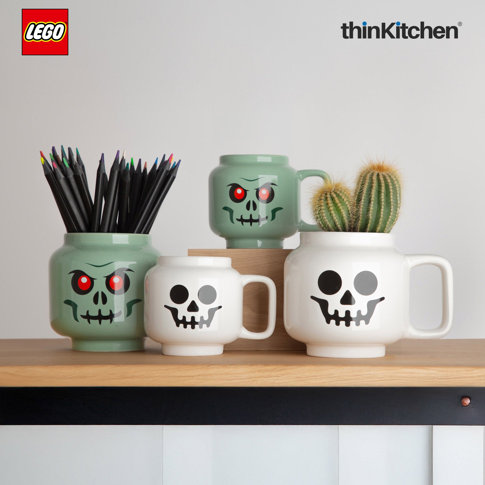 Lego Iconic Skelaton Ceramic Mug for Tea, Coffee, 255ml  for Kids & Adults | Gift Mug for Office & Home Use - 6