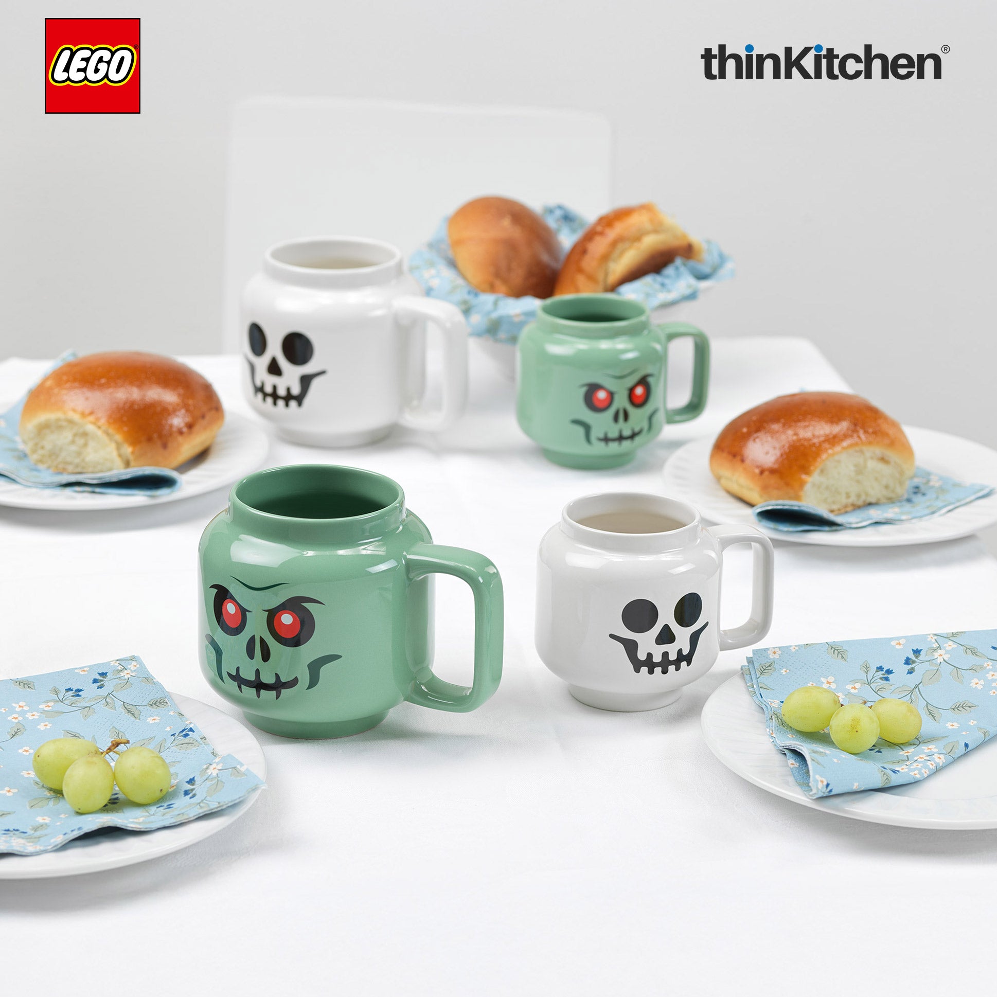 Lego Iconic Skelaton Ceramic Mug for Tea, Coffee, 255ml  for Kids & Adults | Gift Mug for Office & Home Use - 3