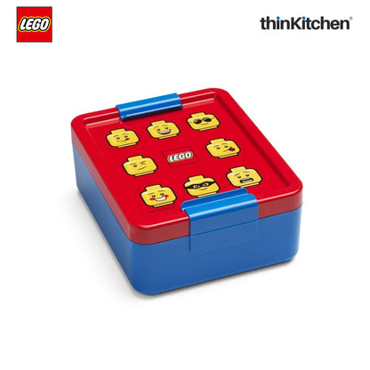 Lego Iconic Kids Lunch Box with Divider 1.7L (Red & Blue) | BPA Free, Lunch Box for School, Snack Box, Travel Lunch Box