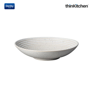 Denby Studio Blue Chalk Medium Ridged Bowl