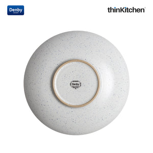 Denby Studio Blue Chalk Medium Ridged Bowl