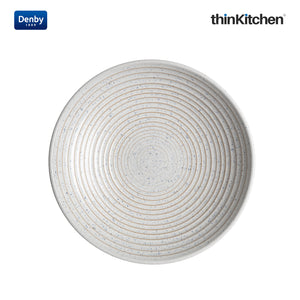 Denby Studio Blue Chalk Medium Ridged Bowl