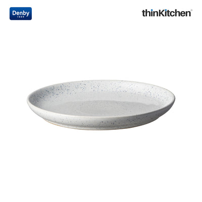 Denby Studio Blue Chalk Small Coupe Plate, 17cm