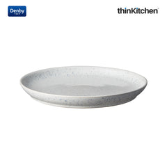 Denby Studio Blue Chalk Medium Coupe Plate, 21cm