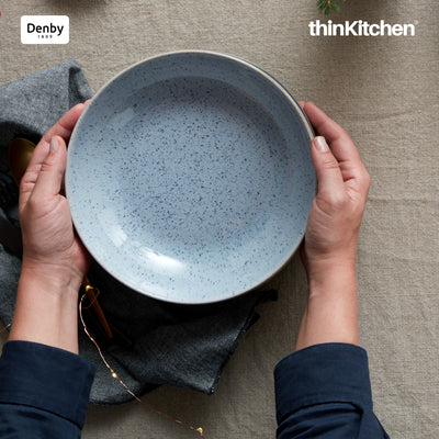 Denby 820ml Premium Studio Blue Pebble Cereal Bowl
