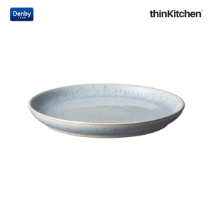 Denby Studio Blue Pebble Medium Coupe Plate