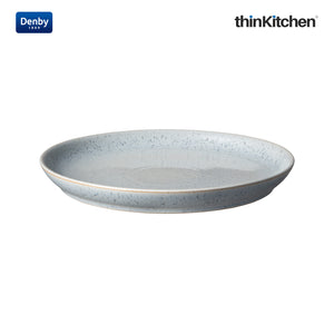 Denby Studio Blue Pebble Coupe Dinner Plate