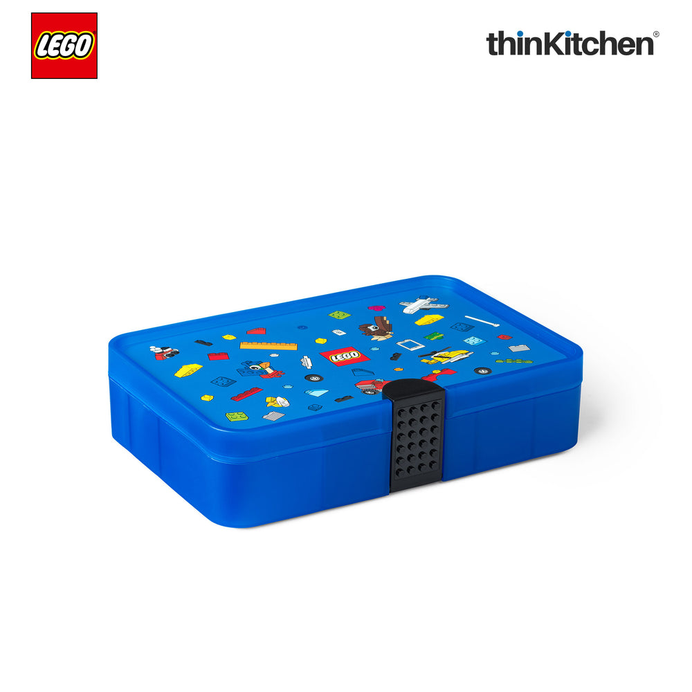 Lego Iconic Series Sorting Box, Toy Storage, Multipurpose Organizer - Blue