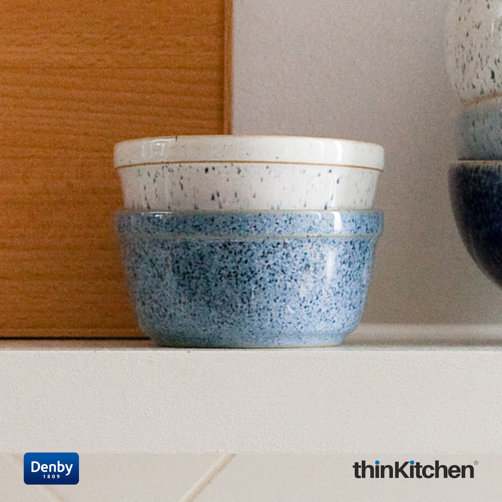 Denby 170ml Premium Handcrafted Studio Blue Stoneware Ramekin Bowl