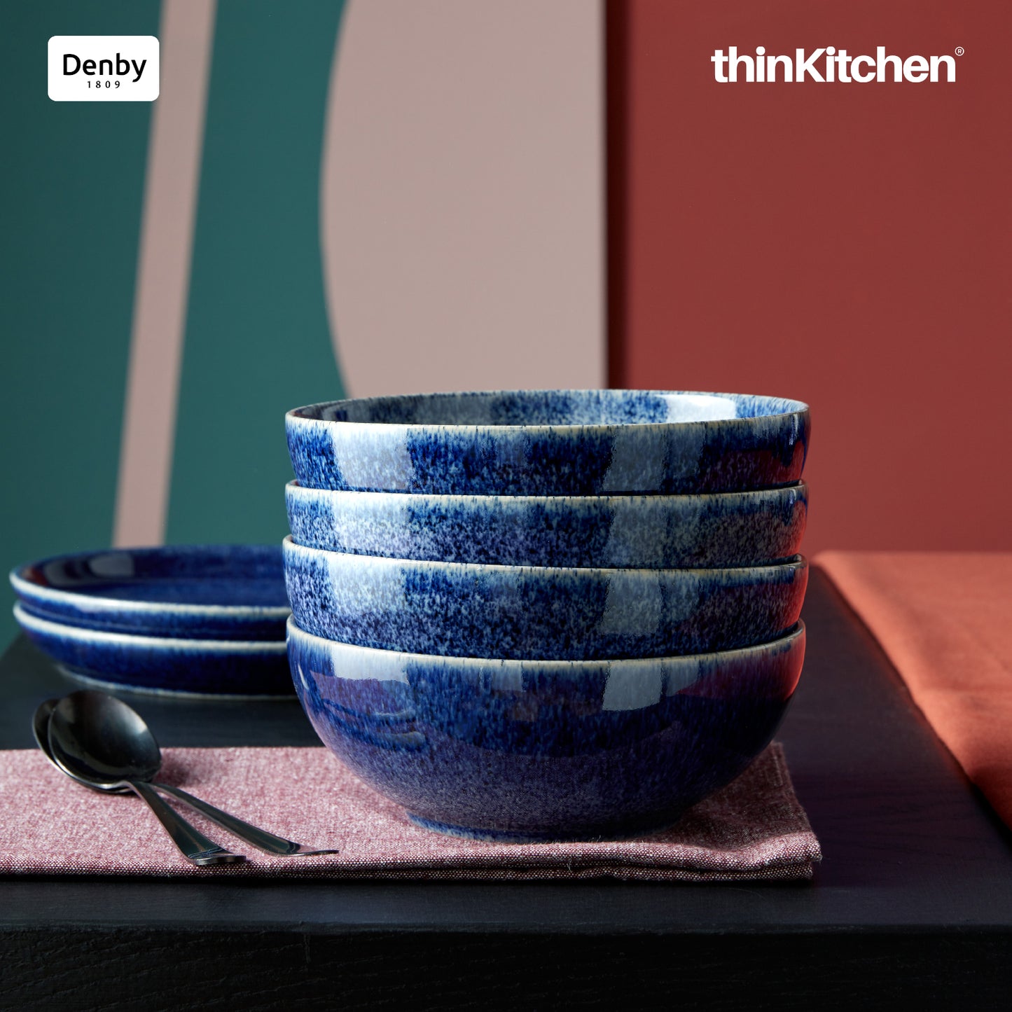 Denby Studio Blue Cobalt Cereal Bowl