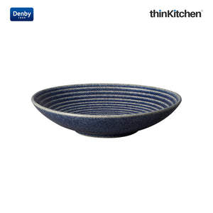 Denby Studio Blue Cobalt Medium Ridged Bowl