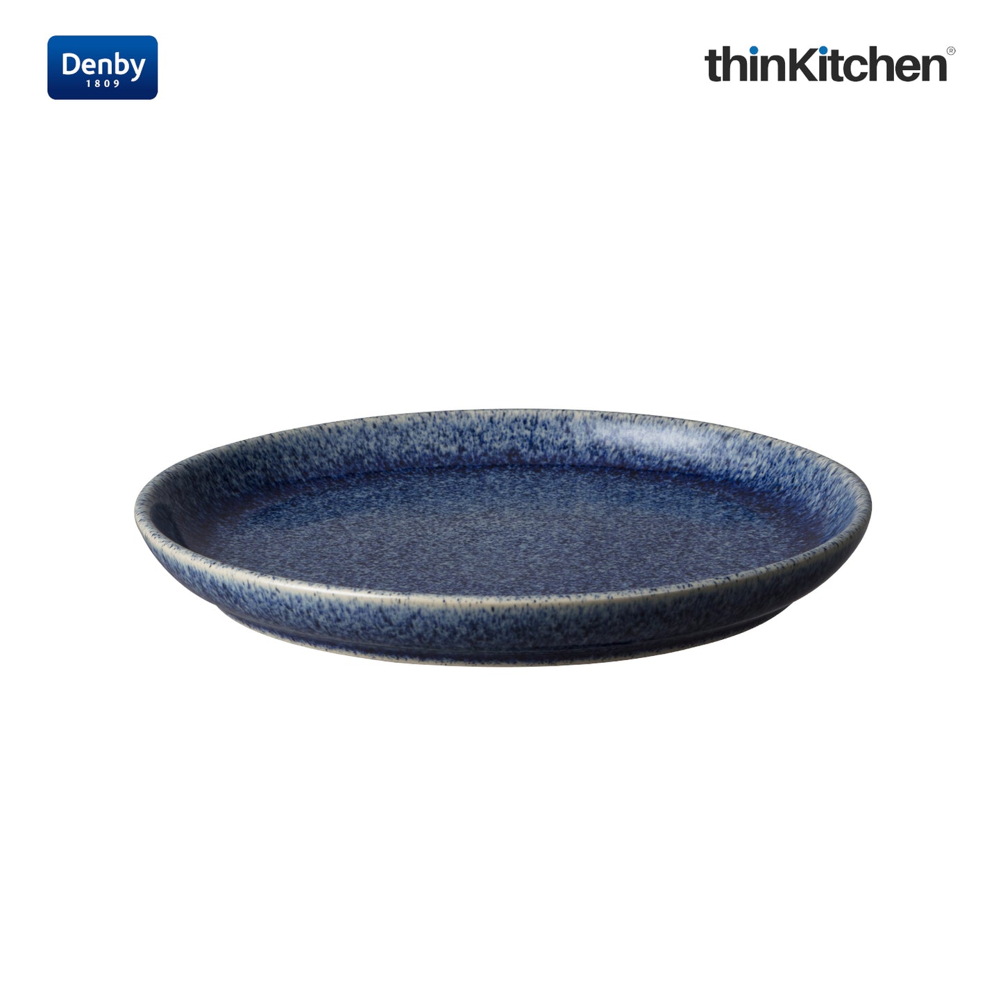Denby Studio Blue Cobalt Medium Coupe Plate
