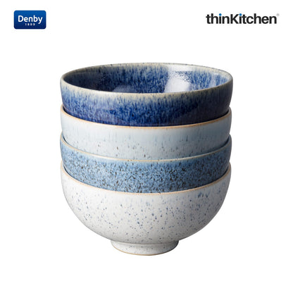 Denby Studio Blue Rice Bowl Set Of 4