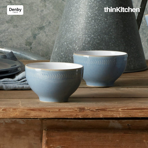 Denby Natural Denim Textured Rice Bowl
