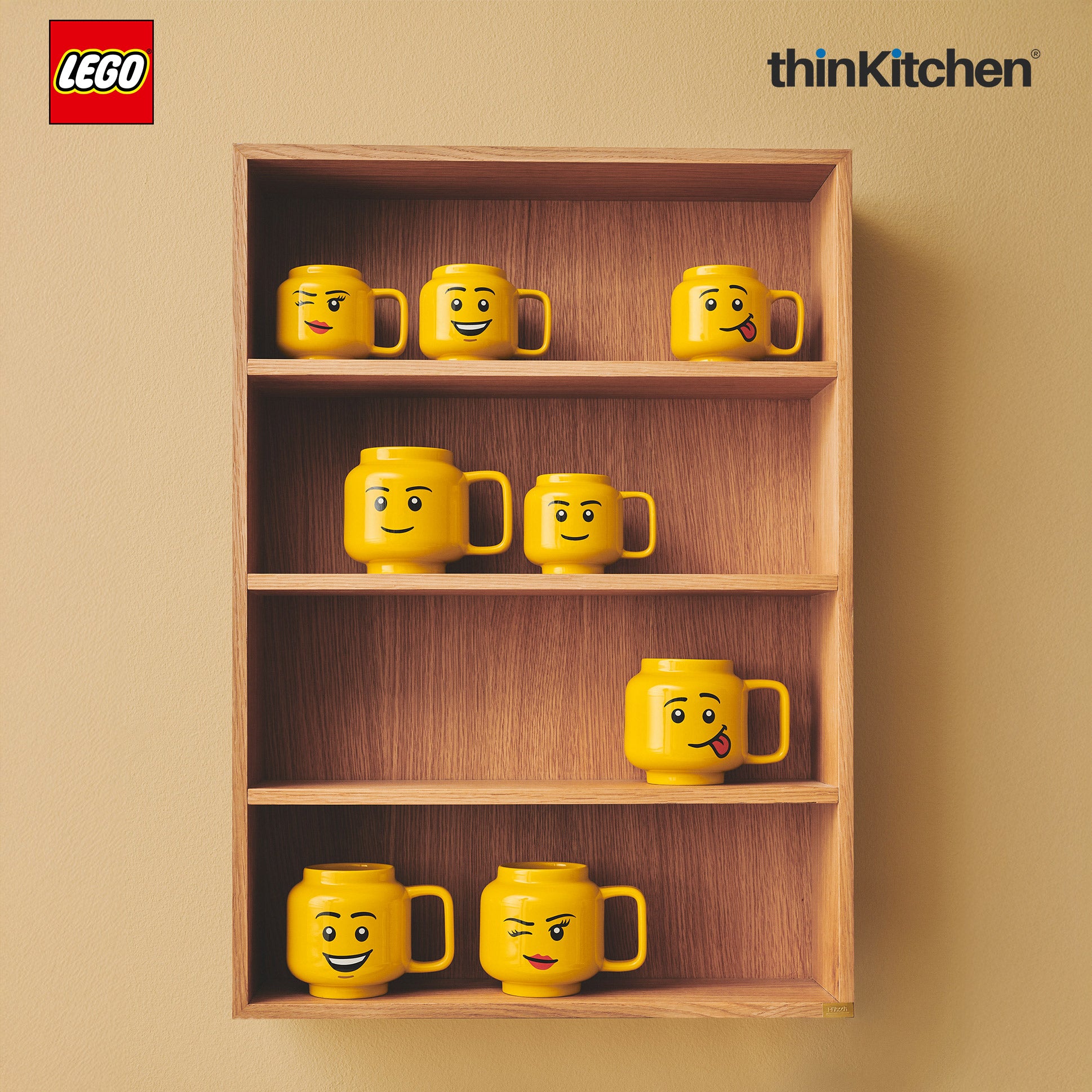 Lego Iconic Ceramic Mug for Coffee, Tea, Large, 530ml | Gift Mug for Kids & Adults - 3