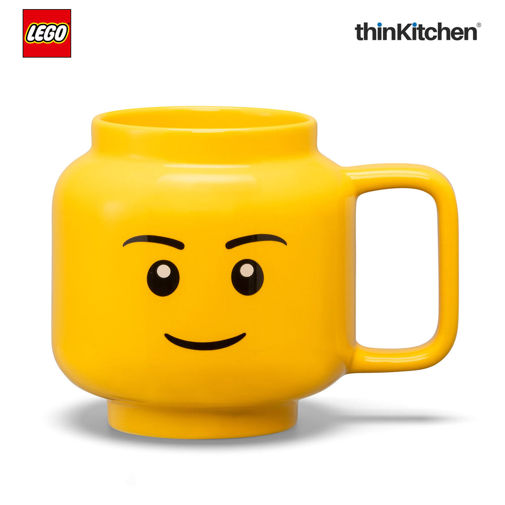 Lego Iconic Ceramic Mug for Coffee, Tea, Large, 530ml | Gift Mug for Kids & Adults