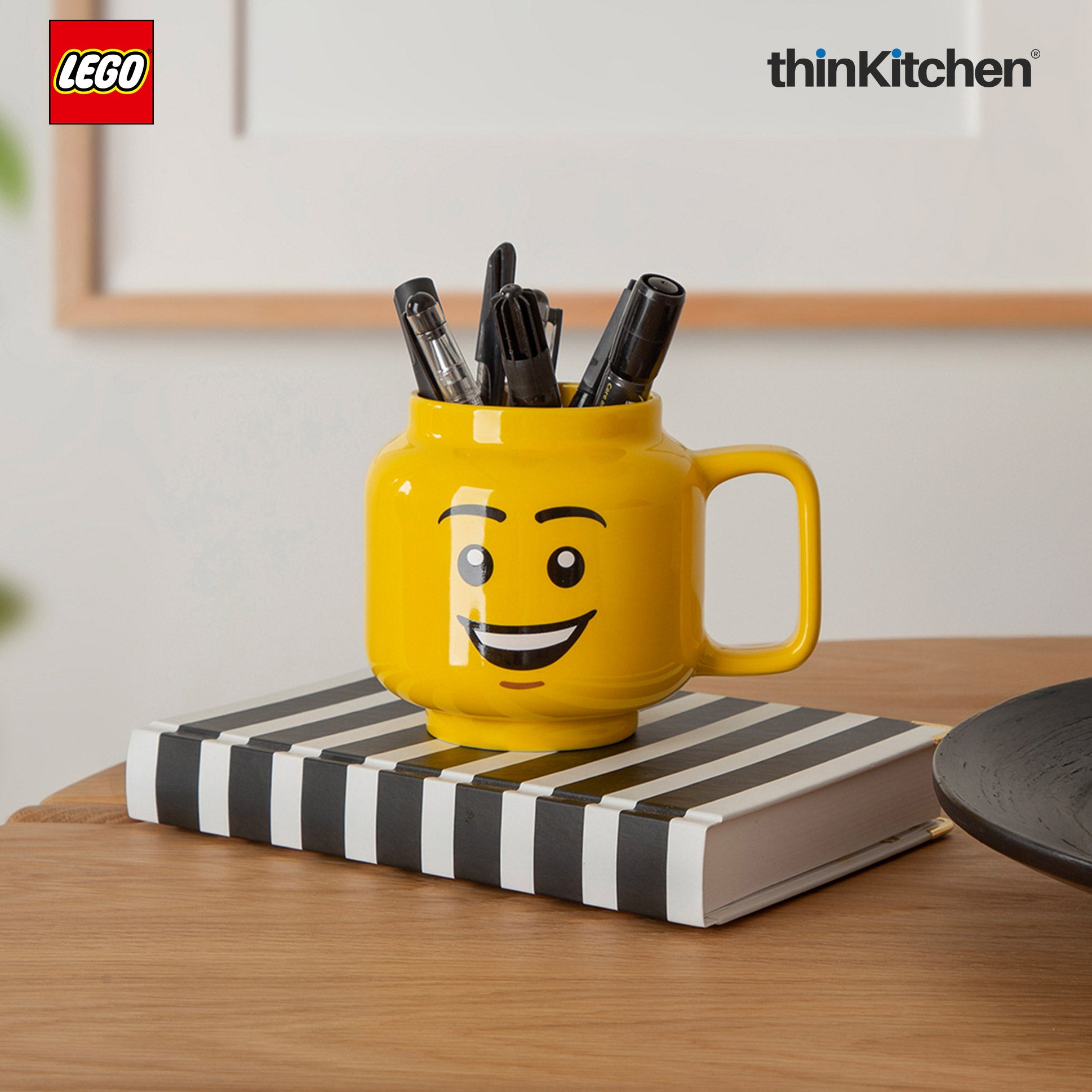 LEGO Iconic Happy Boy Ceramic Mug for Coffee, Tea, Large, 530ml | Gift Mug for Kids & Adults - 4