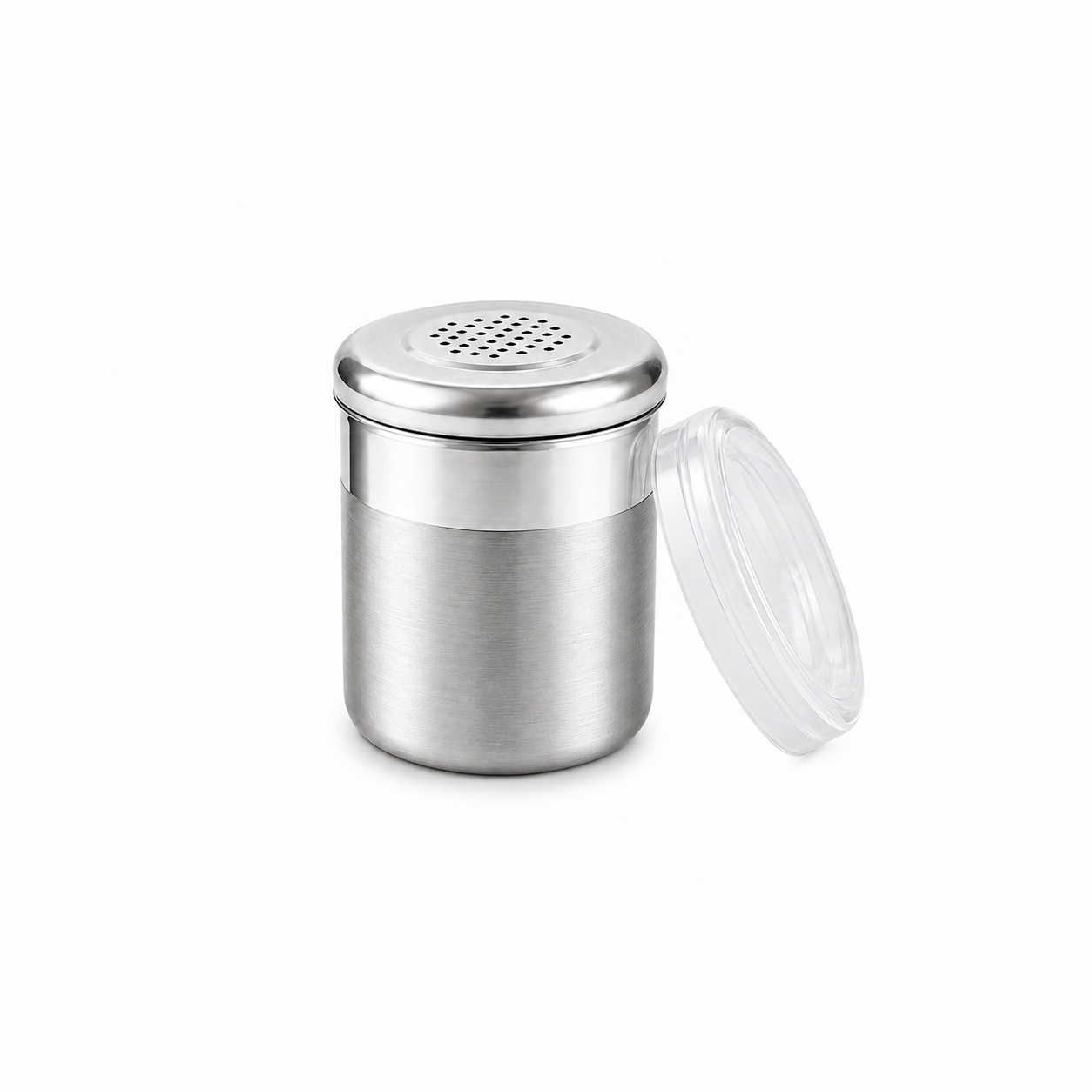 Culinex Stainless Steel Small Portable 120ml Fine Dispenser Shaker for Icing Sugar, Cocoa, Cinnamon, Baking Sprinkler  - 6 x 5 cms