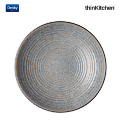 Denby Studio Grey Medium Ridged Bowl, 1000ml