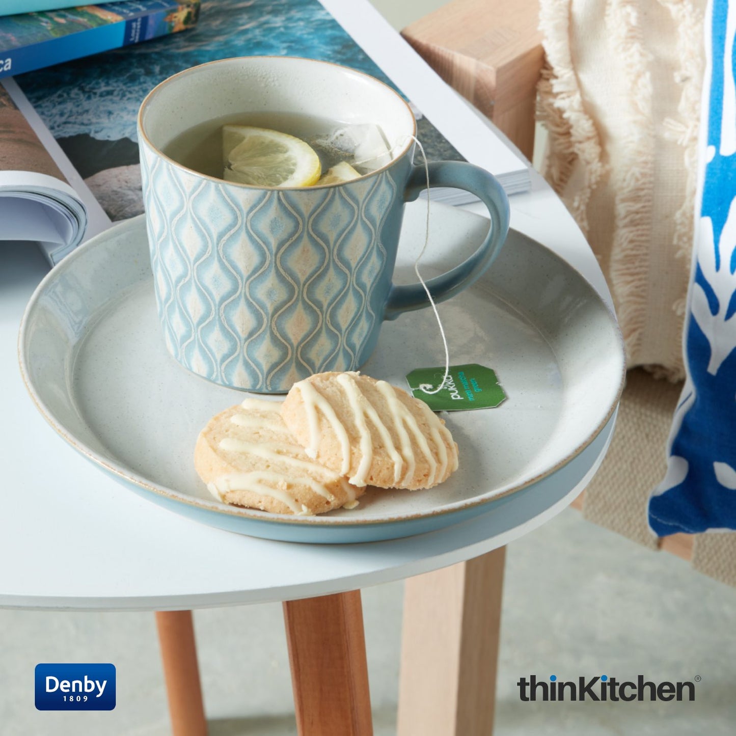 Denby Impression Blue Medium Plate