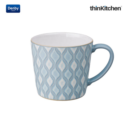Denby Impression Blue Hourglass Large Mug