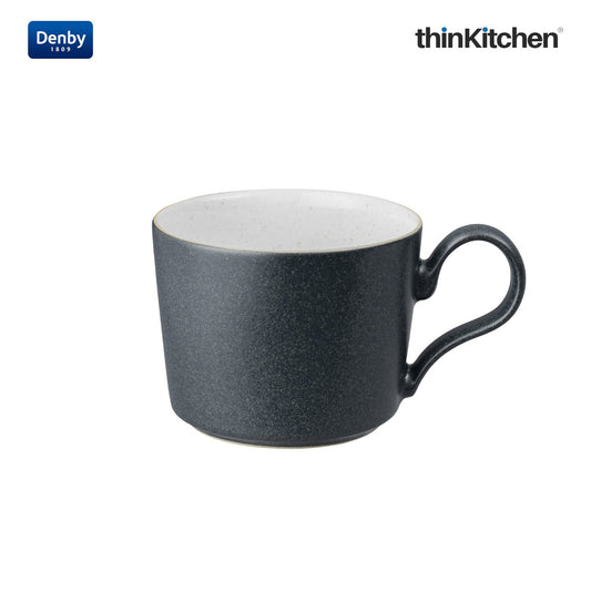 Denby 220ml Premium Impression Charcoal Blue Tea & Coffee Cup