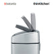 Brabantia Rectangular Touch Bin, 10 Litre, Brilliant Steel