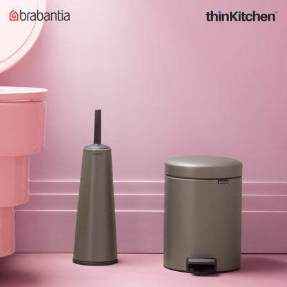 Brabantia Renew Toilet Brush And Holder - Platinum
