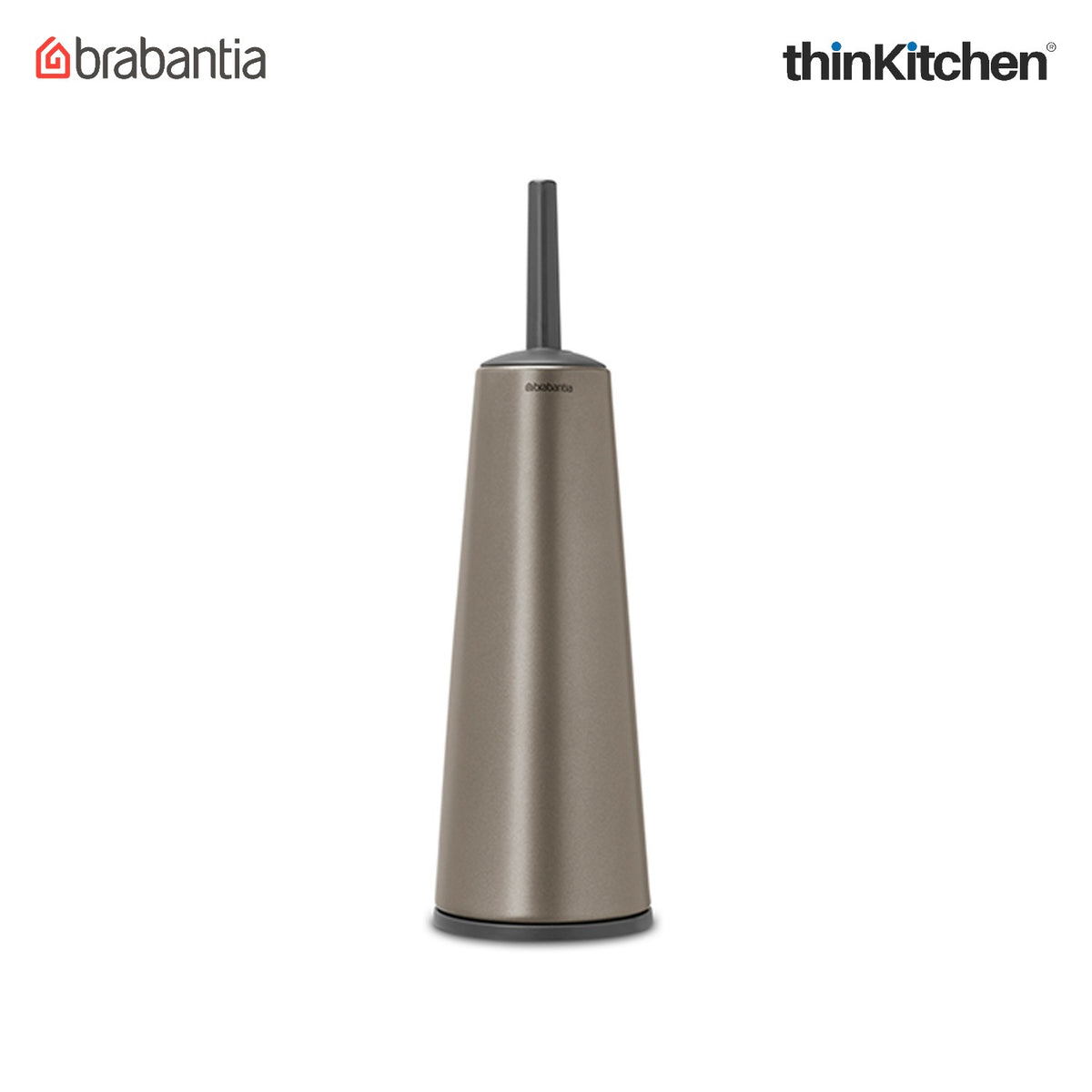 Brabantia Renew Toilet Brush And Holder - Platinum