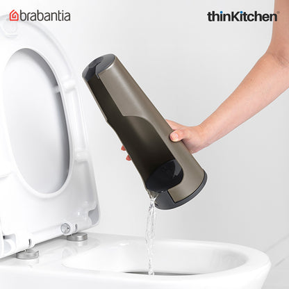 Brabantia Renew Toilet Brush And Holder - Platinum