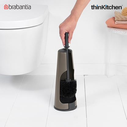 Brabantia Renew Toilet Brush And Holder - Platinum