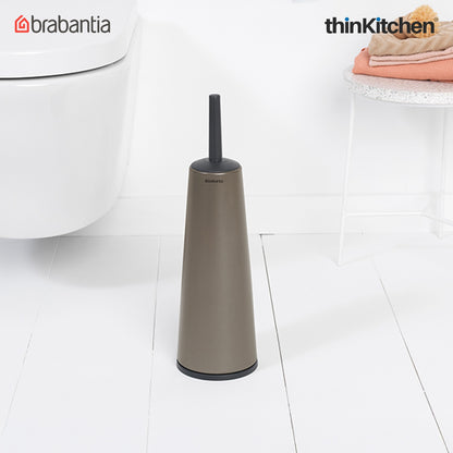 Brabantia Renew Toilet Brush And Holder - Platinum