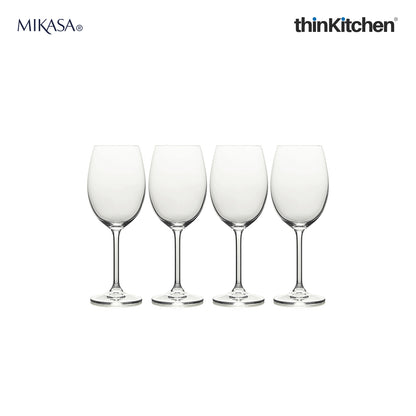 Mikasa Julie White Wine Glasses Set Of 4 468ml