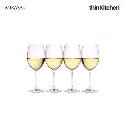 Mikasa Julie White Wine Glasses Set Of 4 468ml
