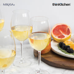 Mikasa Julie White Wine Glasses Set Of 4 468ml